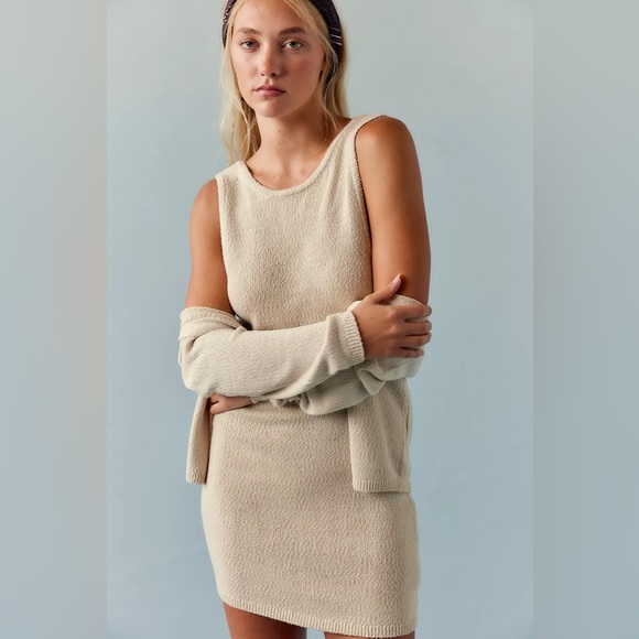 Free People Dresses & Skirts - Sadie Sweater Mini Dress Set XS NWT